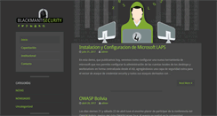 Desktop Screenshot of blackmantisecurity.com